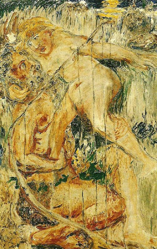 Ernst Josephson nacken och jungfrun oil painting image